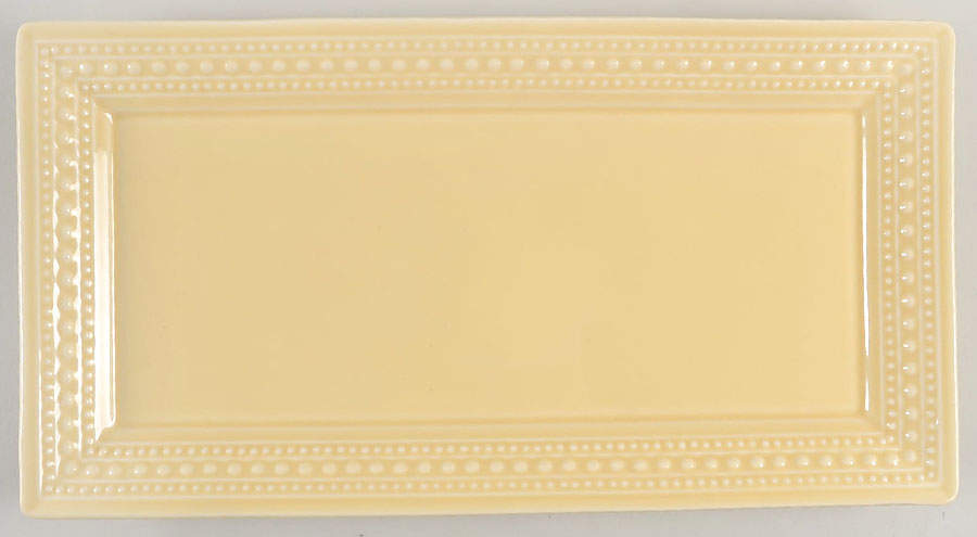 M2A20 Yellow 14" Rectangular Serving Platter by Matceramica-1