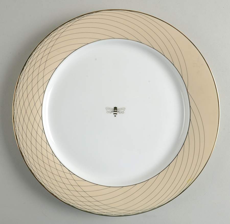 Golden Anniversary Bumblebee Dinner Plate by Mary Kay-1