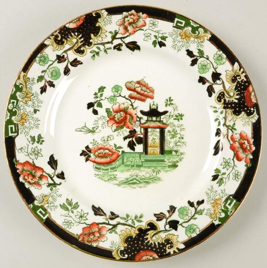 Indiana Green Salad Plate by Myott Staffordshire-1