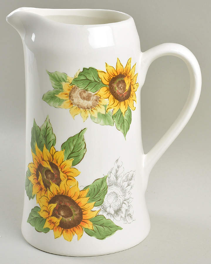 Sketch Sunflower 56 Oz Pitcher by Maxcera Corp-1
