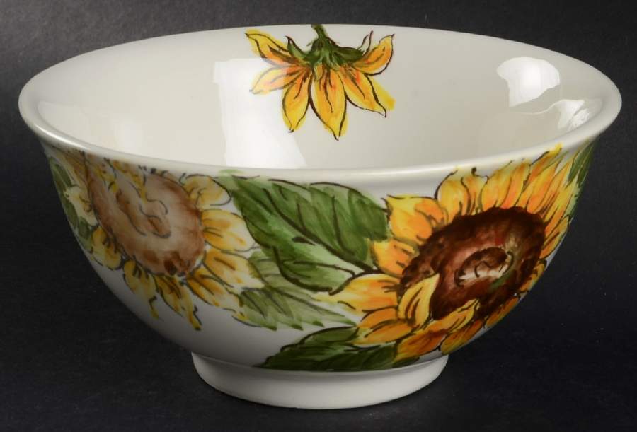 Sketch Sunflower Soup/Cereal Bowl by Maxcera Corp-1