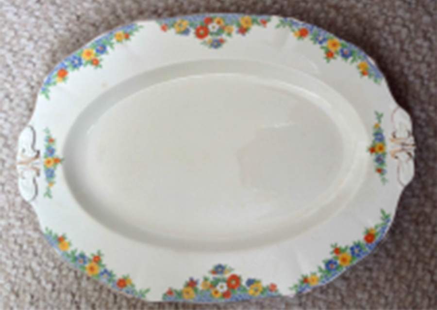 78233 12" Oval Serving Platter by Alfred Meakin-1