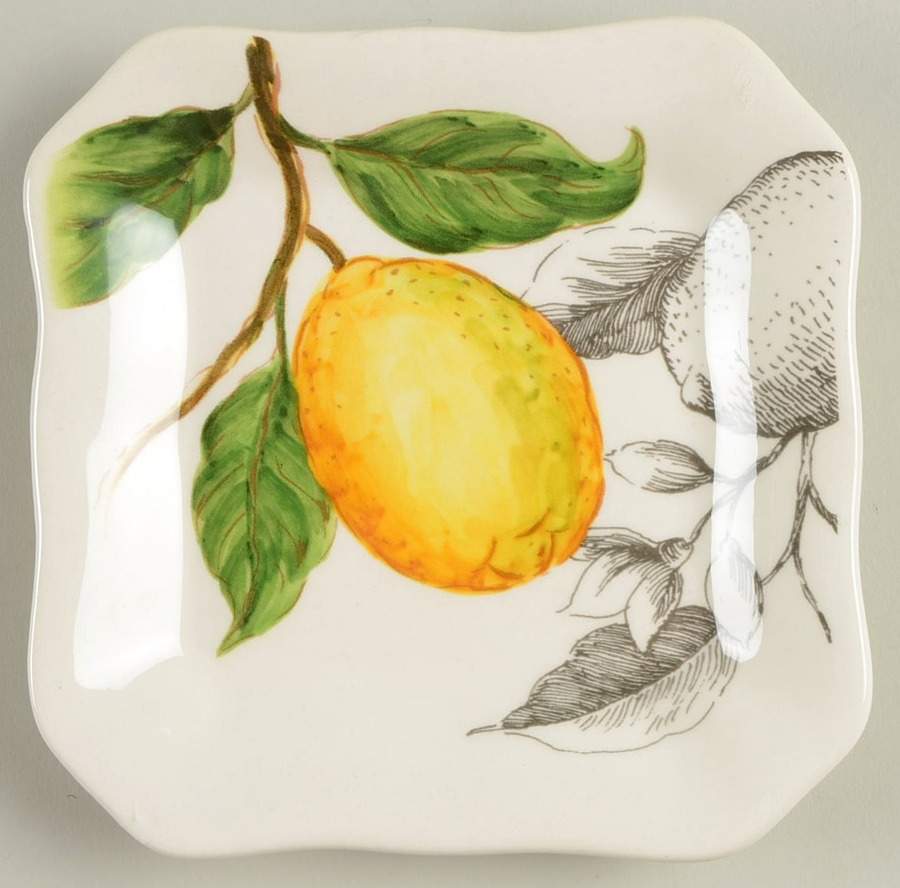 Sketch Lemon Appetizer Plate by Maxcera Corp-1
