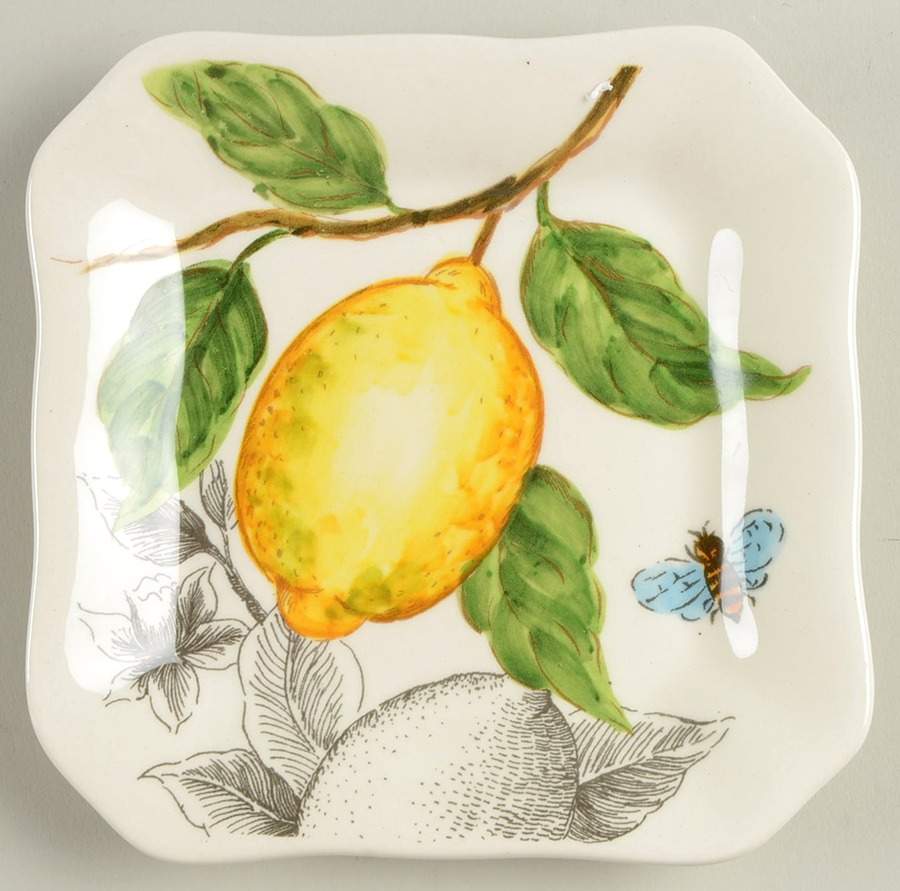 Sketch Lemon Appetizer Plate by Maxcera Corp-1