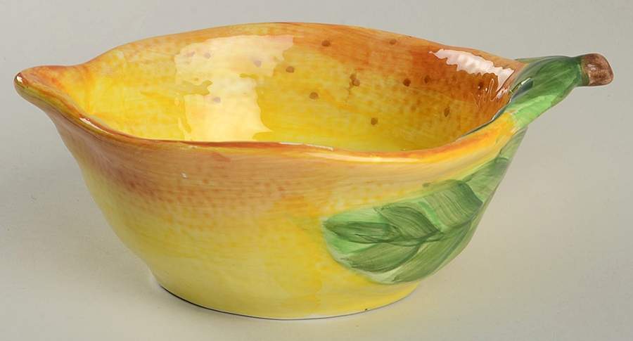 Sketch Lemon Figural Soup/Cereal Bowl by Maxcera Corp-1