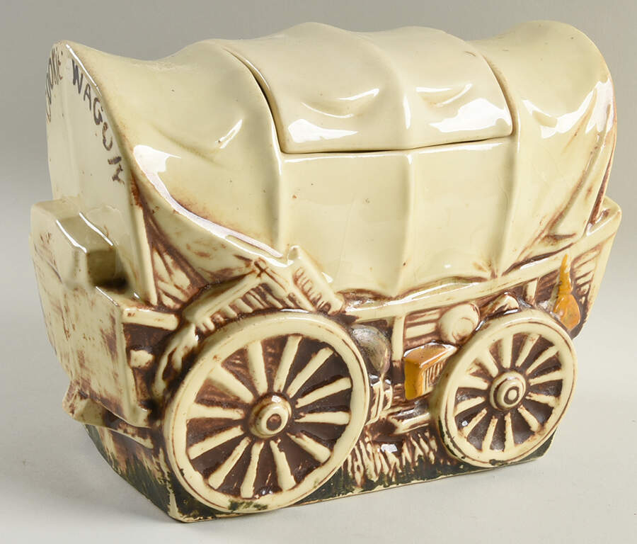 Cookie Wagon Cookie Jar & Lid by Nelson McCoy-1