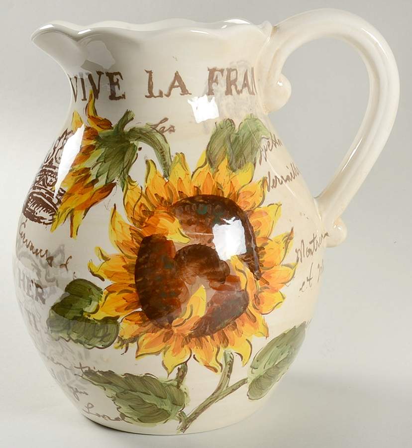 Sunflower Crown 78 Oz Pitcher by Maxcera Corp-1