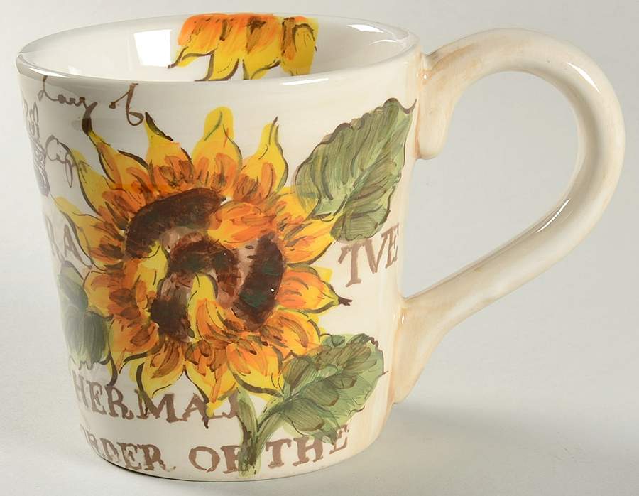 Sunflower Crown Mug by Maxcera Corp-1