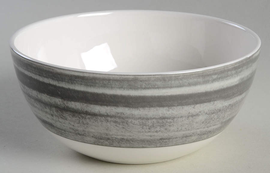Cadence Stone Grey Soup/Cereal Bowl by Mikasa-1