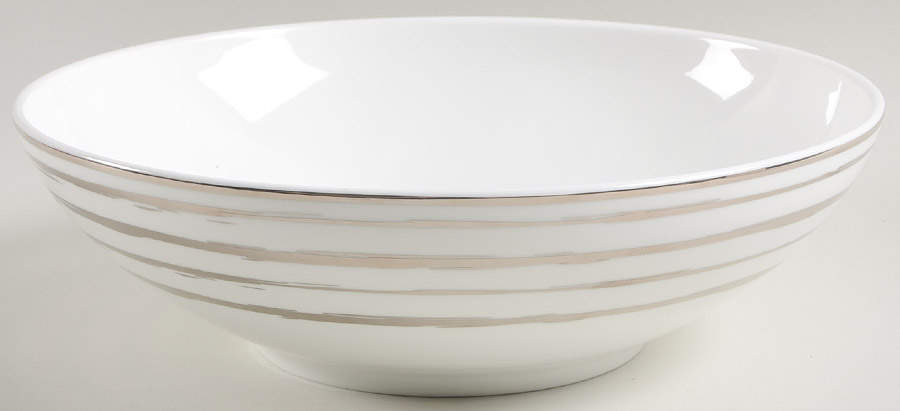 Swirl Platinum 9" Round Vegetable Bowl by Mikasa-1