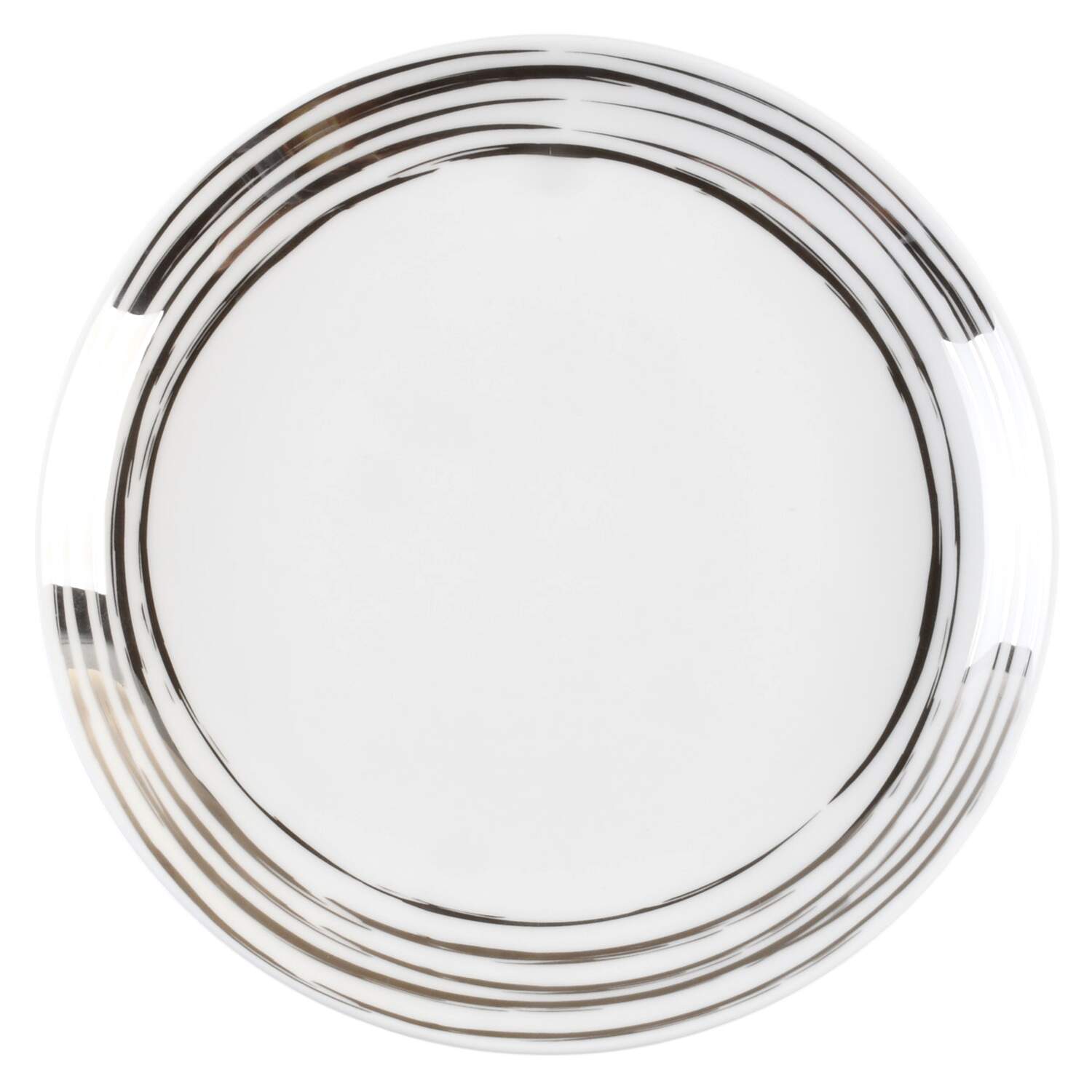 Swirl Platinum Bread & Butter Plate by Mikasa-1