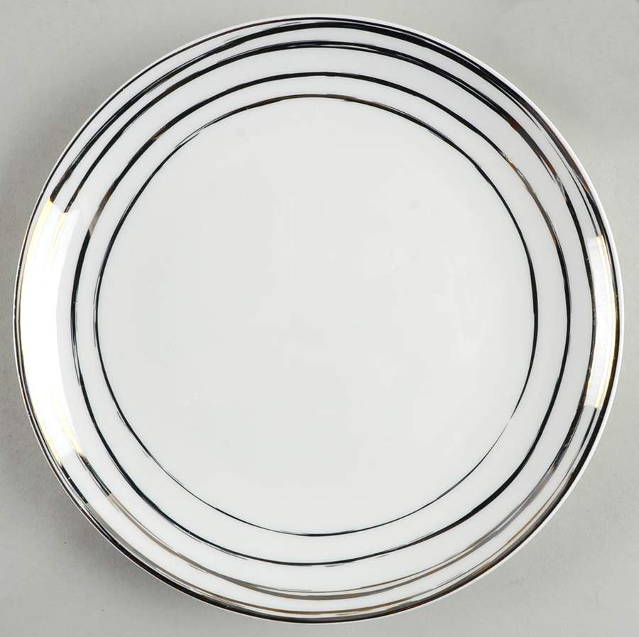 Swirl Platinum Salad Plate by Mikasa-1