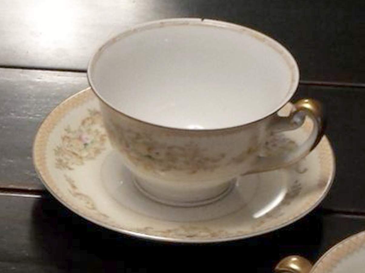 MEI1254 Footed Cup & Saucer Set by Meito-1