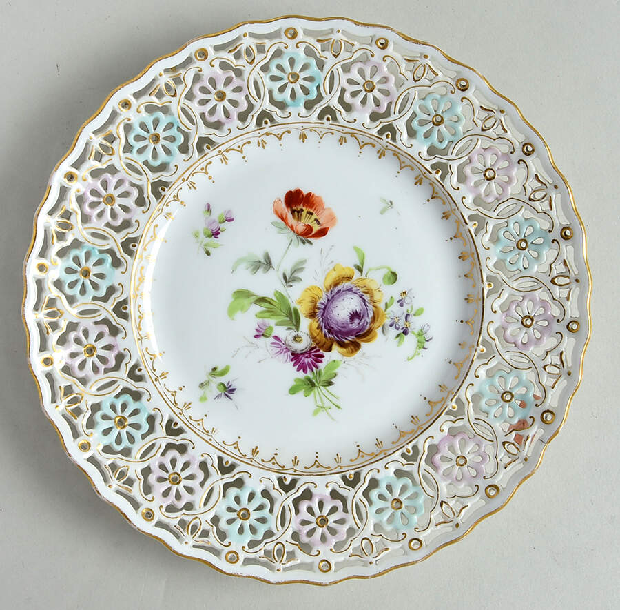 MSS236 Salad Plate by Meissen (Germany)-1
