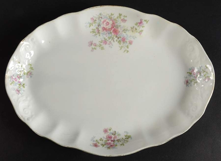 MDK6 12" Oval Serving Platter by Maddock Pottery-USA-1