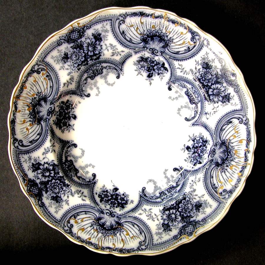 York Large Rim Soup Bowl by J & G Meakin-1