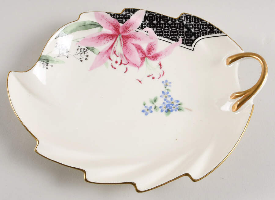 Lace Large Leaf Dish by Mikasa-1