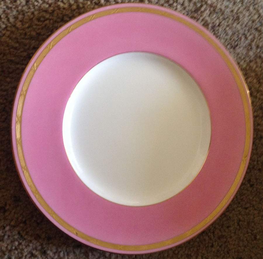 H2771-Pink Dinner Plate by Minton-1