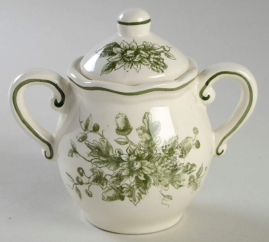 Pumpkin Toile Sugar Bowl & Lid by Maxcera Corp-1