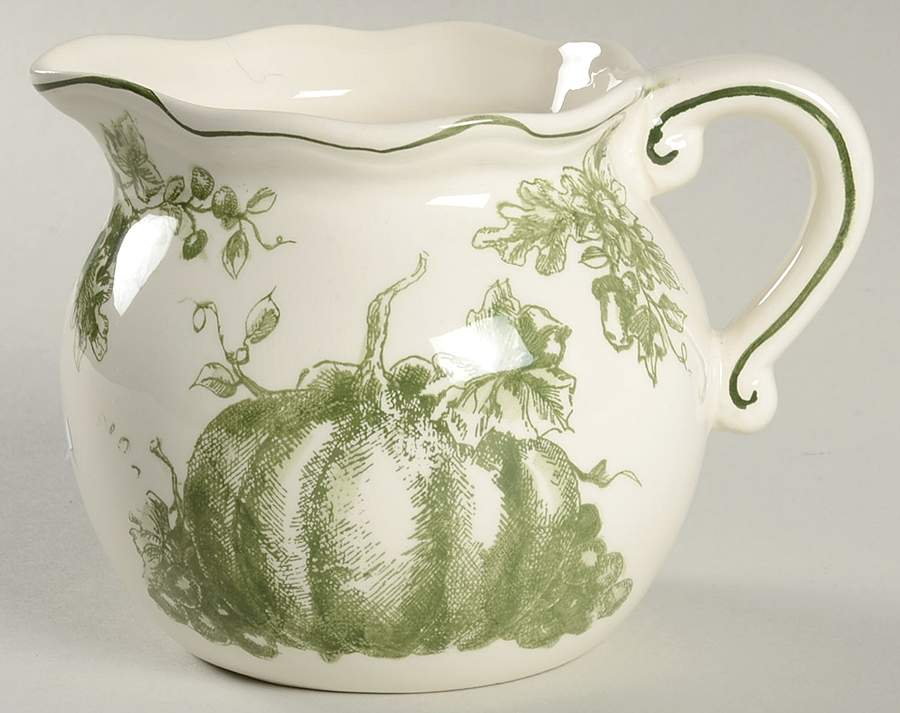Pumpkin Toile Creamer by Maxcera Corp-1