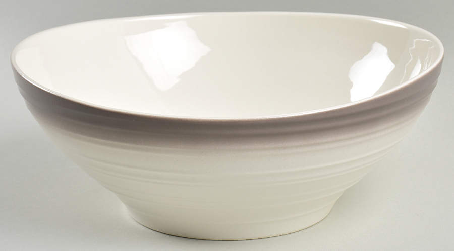 Swirl-Ombre Mocha 9" Round Vegetable Bowl by Mikasa-1