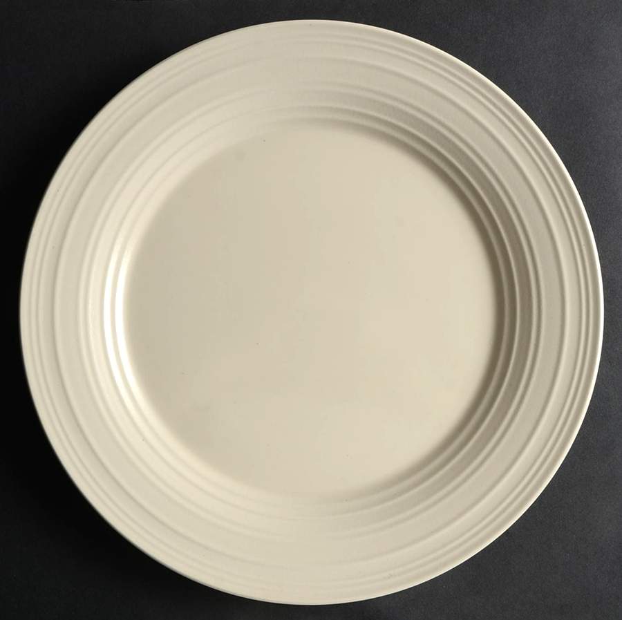 Swirl-Cream Dinner Plate by Mikasa-1