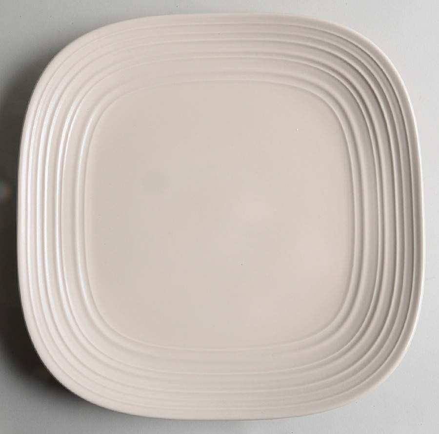 Swirl-Cream 12" Square Serving Platter by Mikasa-1