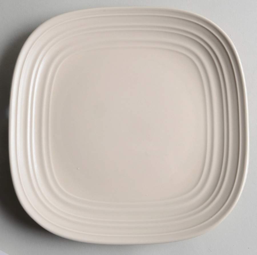 Swirl-Cream Square Salad Plate by Mikasa-1