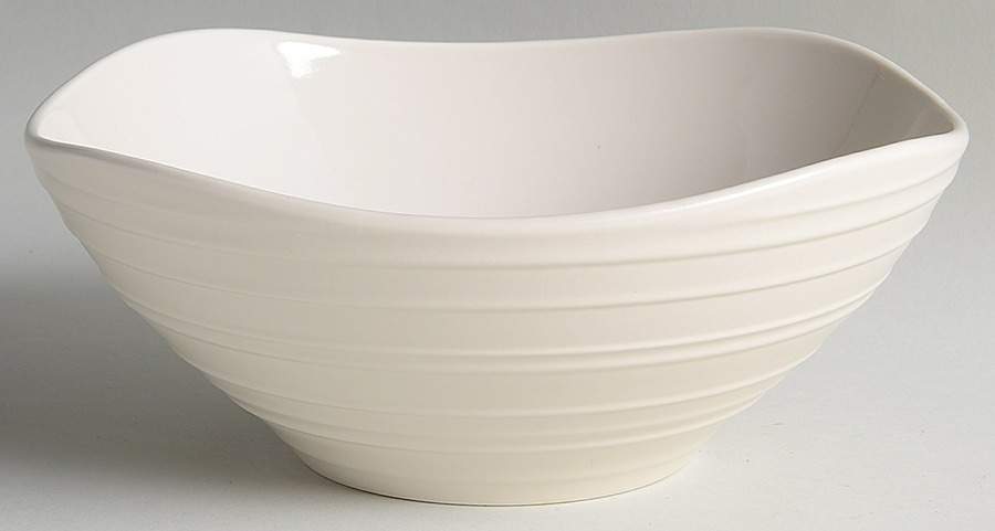 Swirl-Cream 9" Round Vegetable Bowl by Mikasa-1