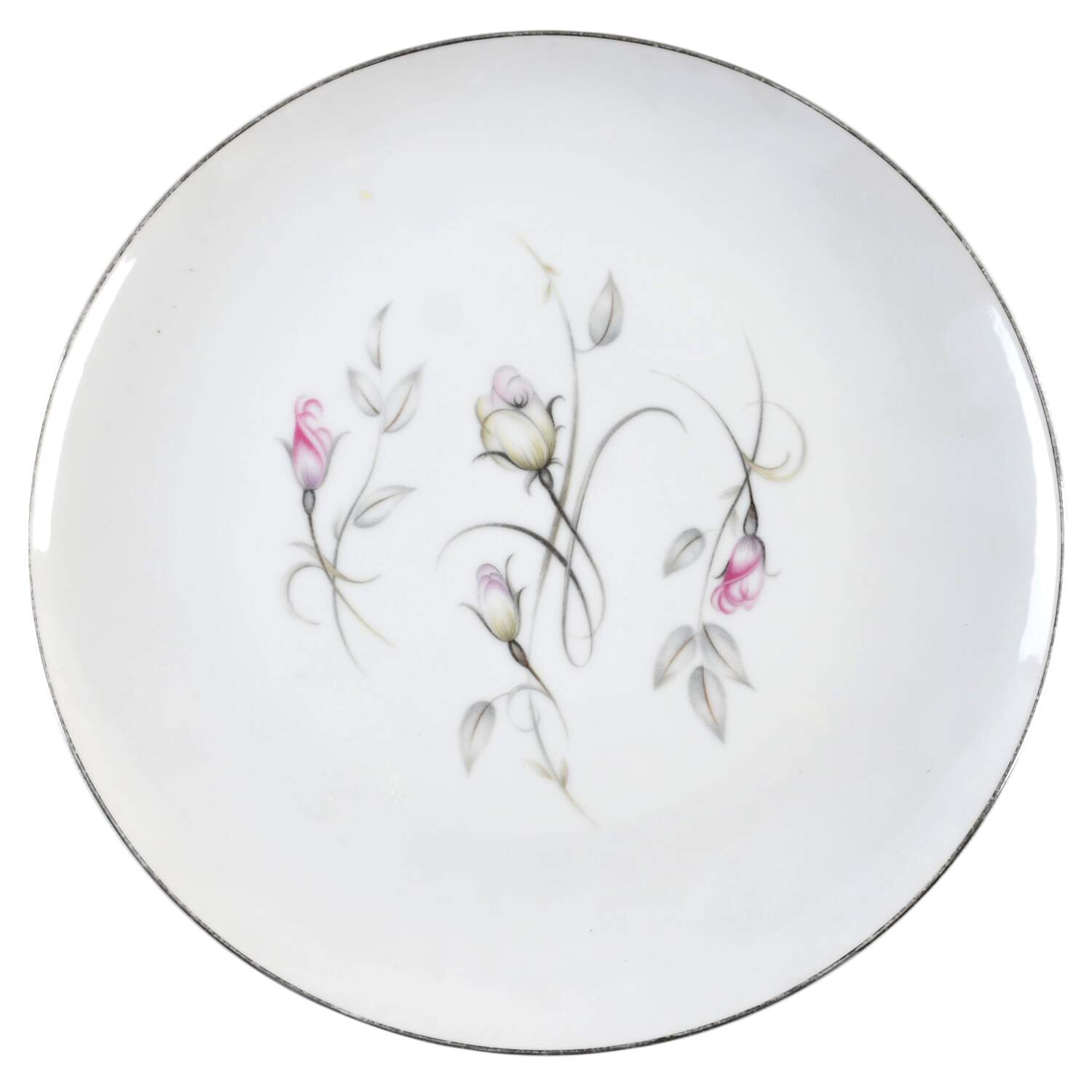 French Rose Dinner Plate by Modar-1
