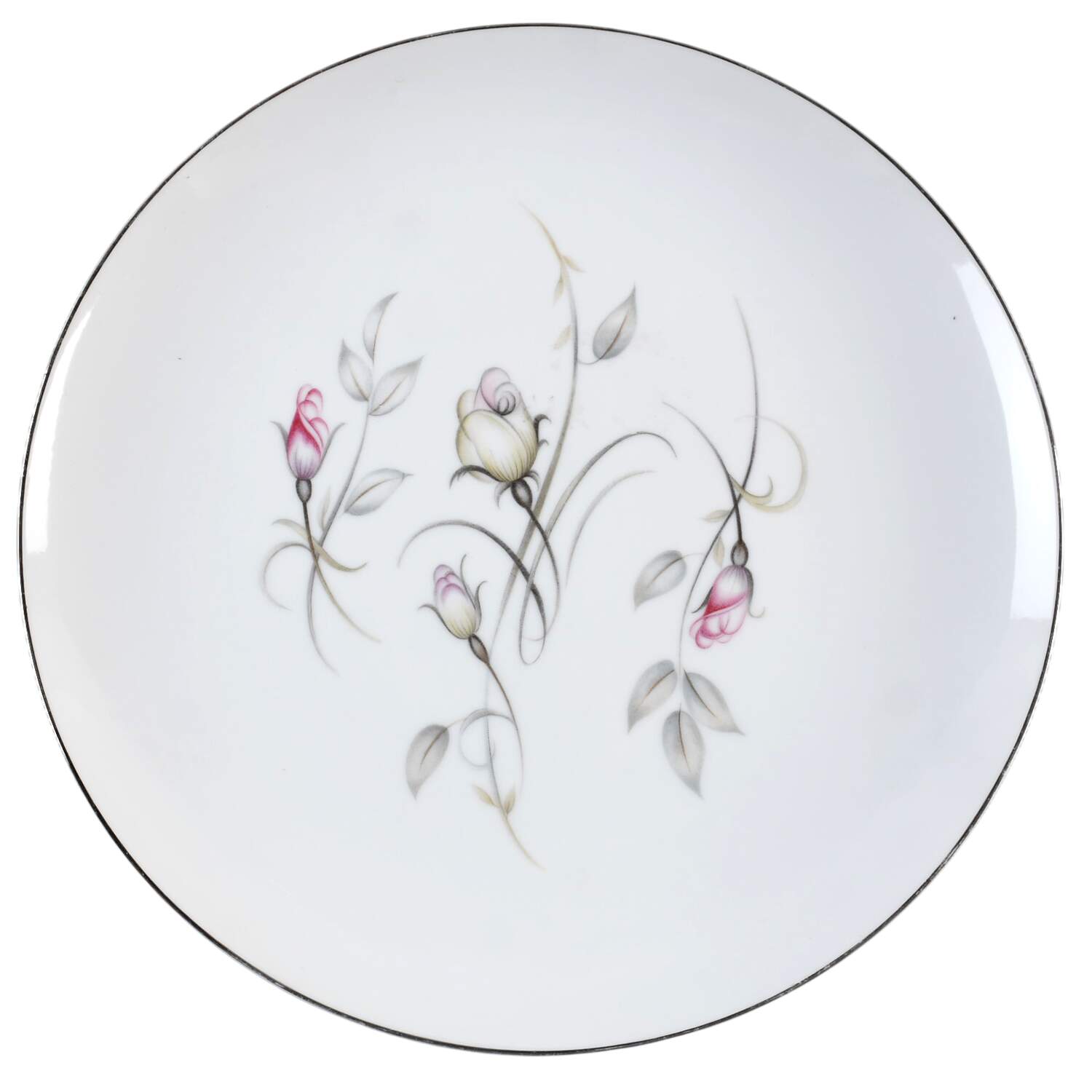 French Rose 12" Chop Plate (Round Platter) by Modar-1