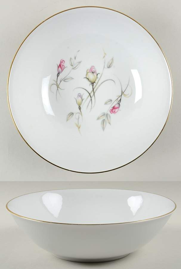 French Rose 9" Round Vegetable Bowl by Modar-1