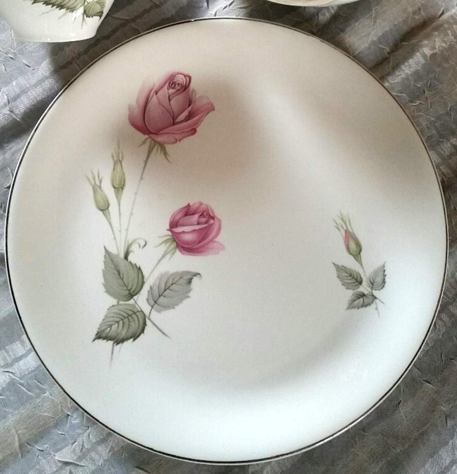 Satin Rose Salad Plate by Alfred Meakin-1