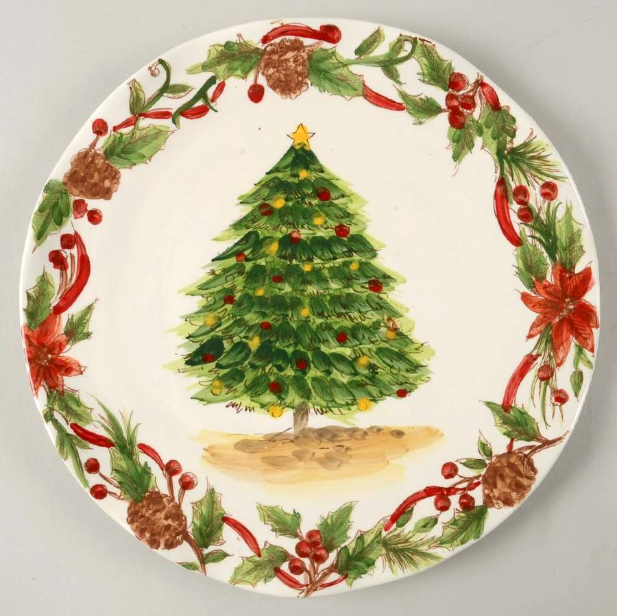 Tree & Bough Dinner Plate by Maxcera Corp-1