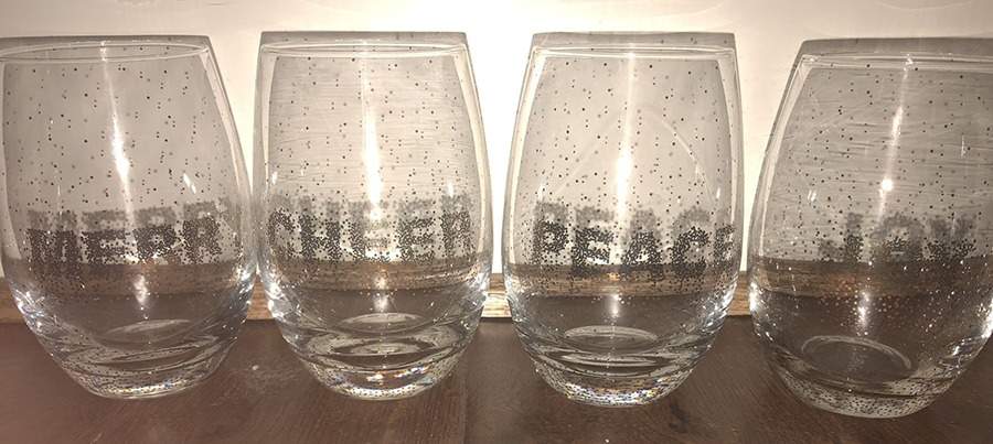 Cheers Confetti Glassware Flat Wine Tumbler by Mikasa-1