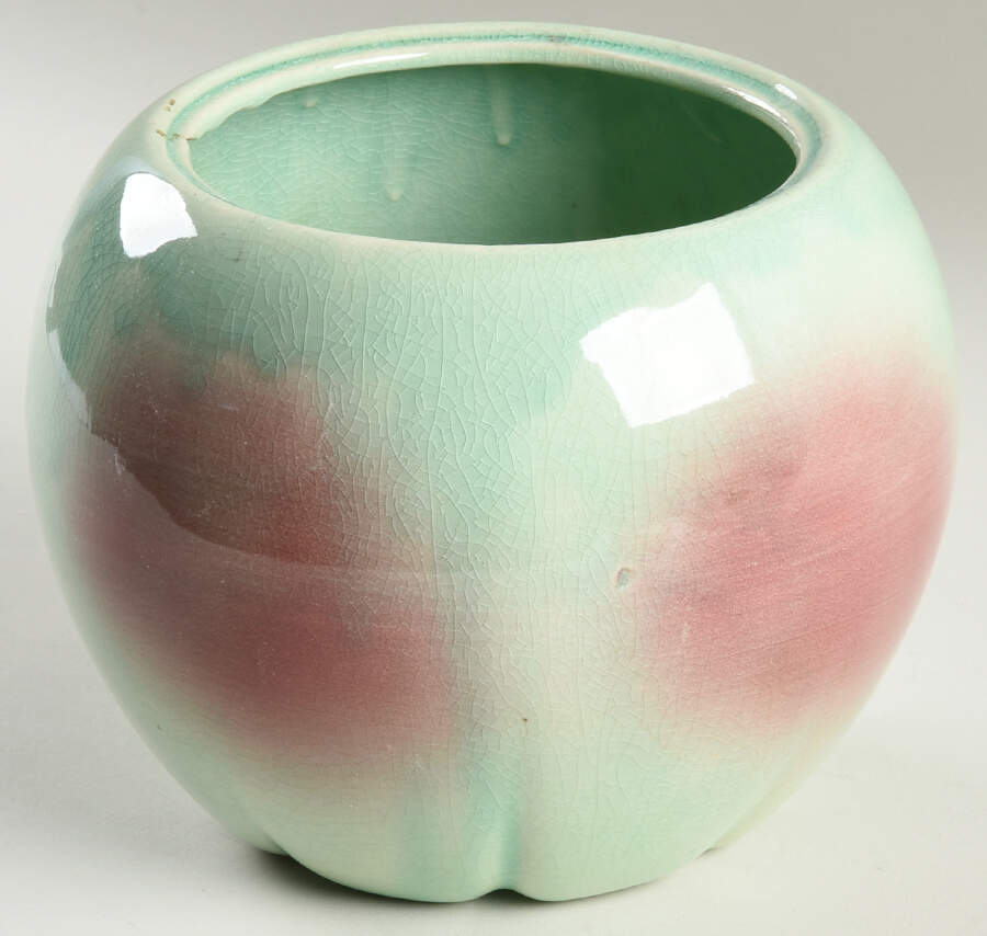 Apple Cookie Jar No Lid by Nelson McCoy-1