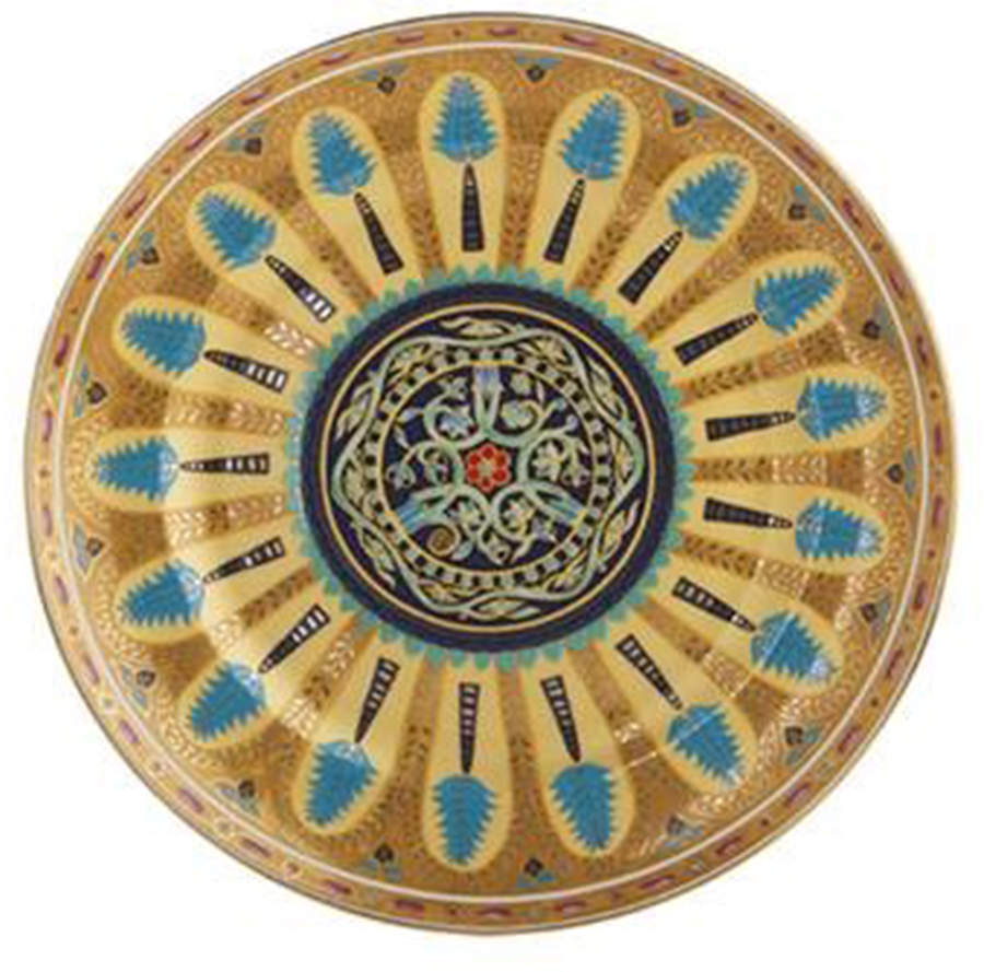 Palma Salad/Dessert Plate by Mottahedeh-1