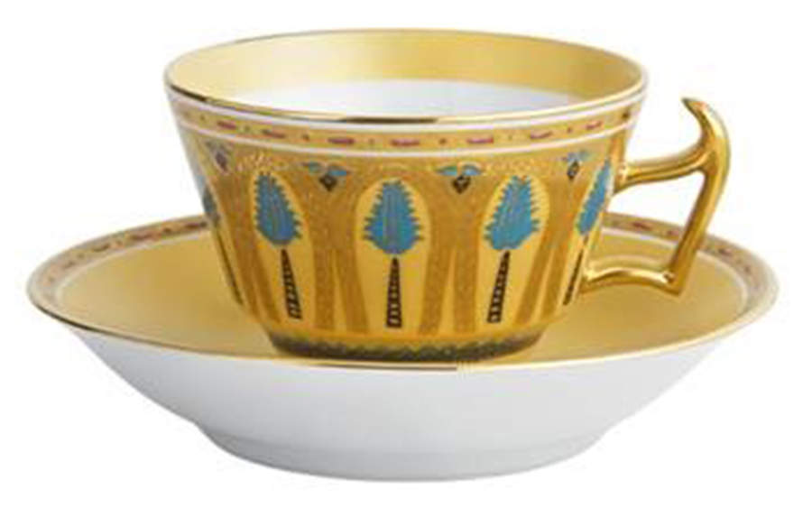 Palma Footed Cup & Saucer Set by Mottahedeh-1