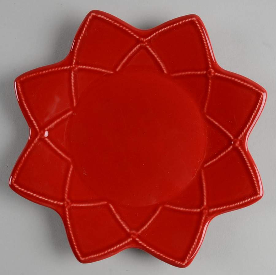 M2A15 Red Salad Plate by Matceramica-1
