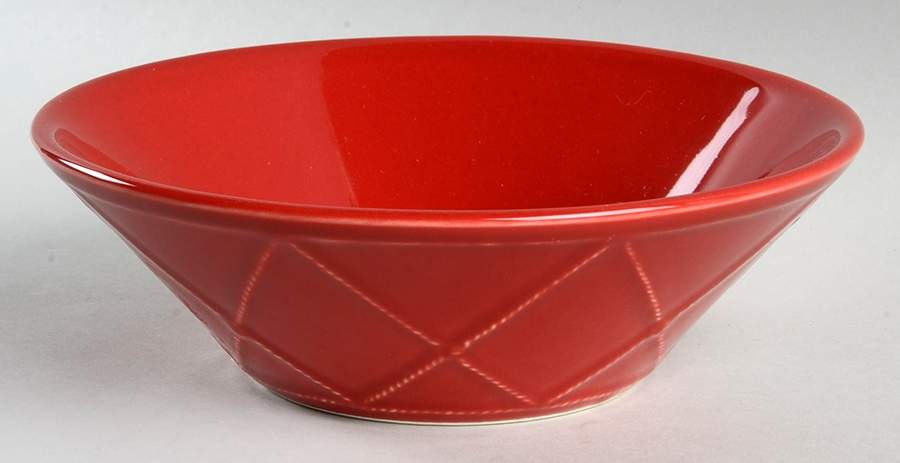 M2A15 Red Soup/Cereal Bowl by Matceramica-1