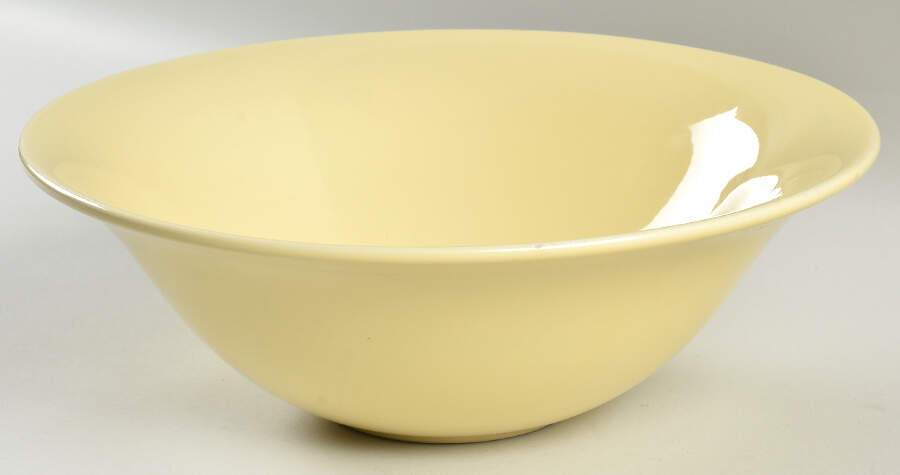 Classic Yellow 10" Round Vegetable Bowl by Martha Stewart-1