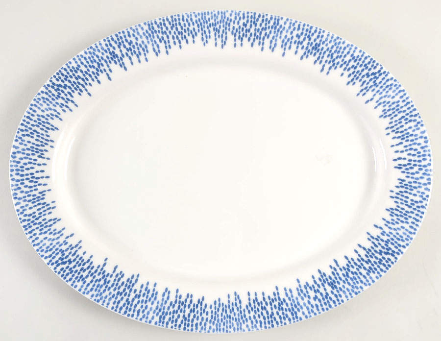 Stockholm 17" Oval Serving Platter by Martha Stewart-1
