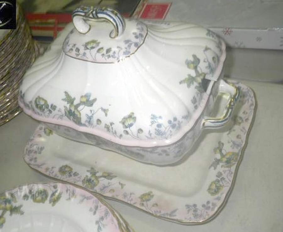 Rosslyn Rectangular Covered Vegetable by Minton-1