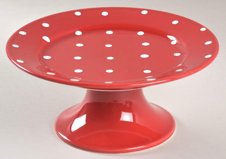 Bliss 8" Diameter Pedestal Cake Stand by Matceramica-1