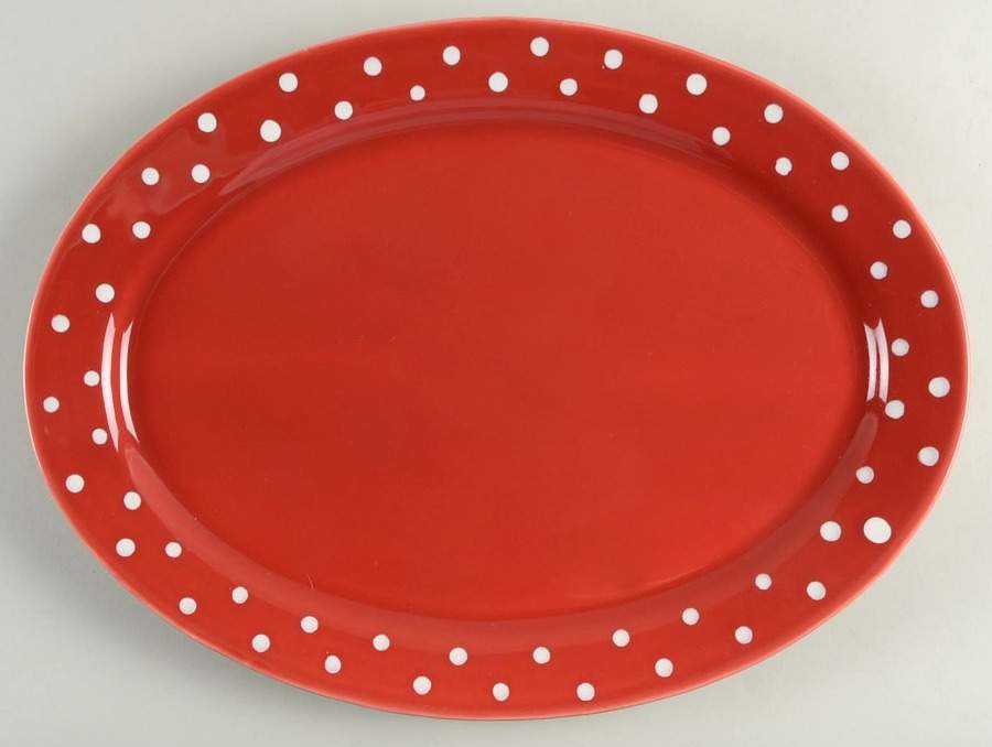 Bliss 15" Oval Serving Platter by Matceramica-1