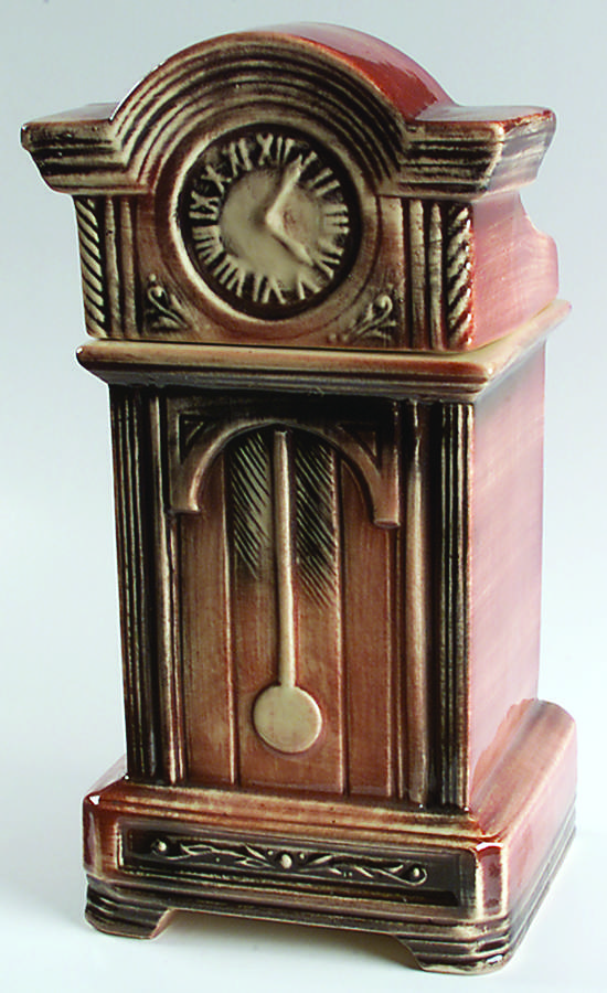 Grandfather Clock Cookie Jar & Lid by Nelson McCoy-1