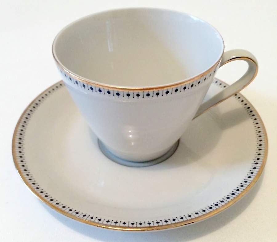 11402 Footed Cup & Saucer Set by Mitterteich-1