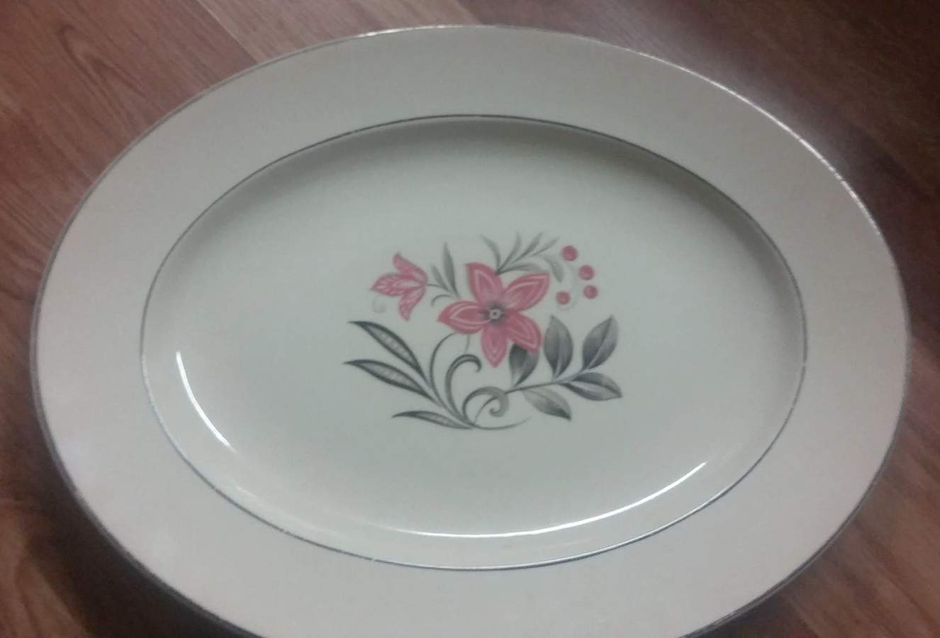 MEA431 12" Oval Serving Platter by Alfred Meakin-1