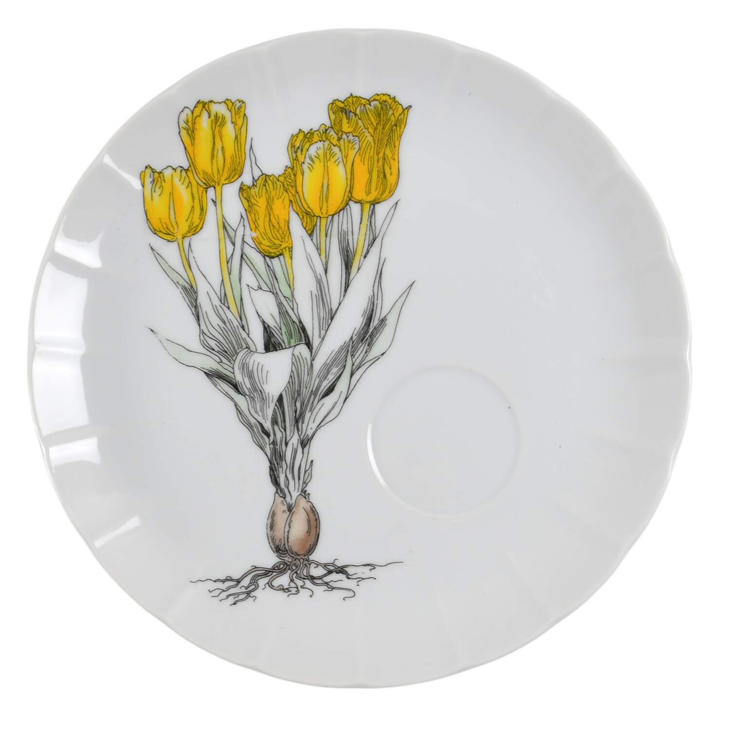 Tulip Snack Plate by Seymour Mann-1