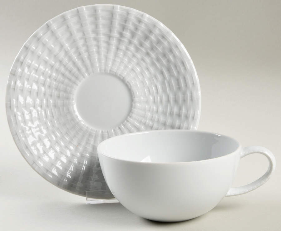 Palm Breakfast Cup & Saucer Set by Michael Aram-1